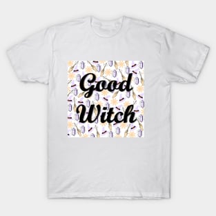 Halloween Witch Pattern T-Shirt